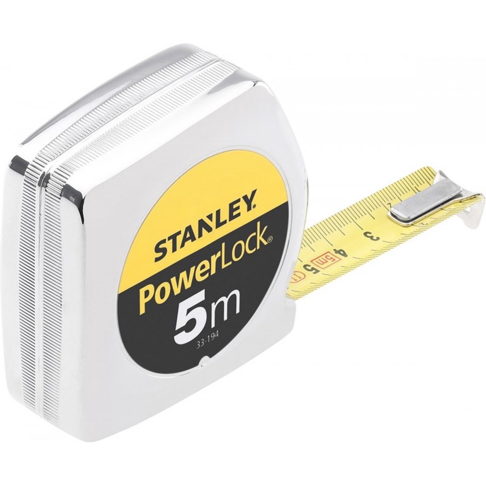 STANLEY Rolbandmaat Powerlock - 5 m - 19 mm