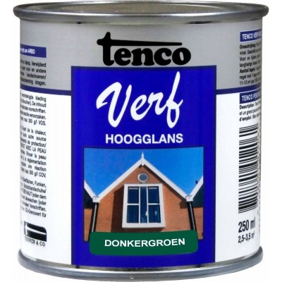 Tencoverf Dekkend hoogglans donkergroen 250ml