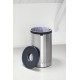 Brabantia Wasmand - met Deksel - 60 l - Matt Steel/Kunststof deksel