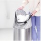 Brabantia Wasmand - met Deksel - 60 l - Matt Steel/Kunststof deksel