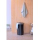 Brabantia Wasmand - met Deksel - 60 l - Matt Black / Dark Grey