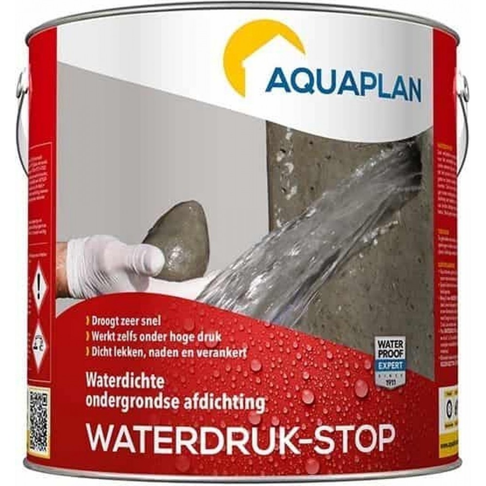 Aquaplan Waterdruk-Stop - dicht actieve lekken - 2,5 kg