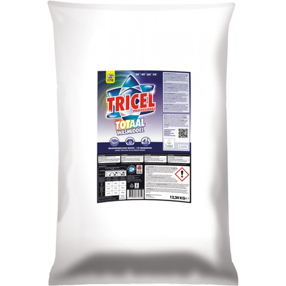 Tricel Professioneel Totaalwasmiddel Poeder 12.24kg