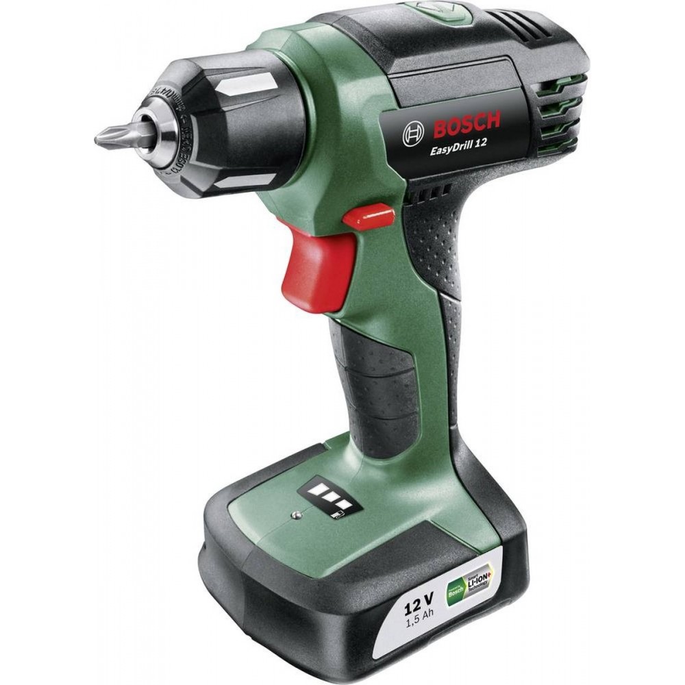 Bosch EasyDrill 12 Accuschroefboormachine - Met koffer - Met 1x 12 V accu en lader