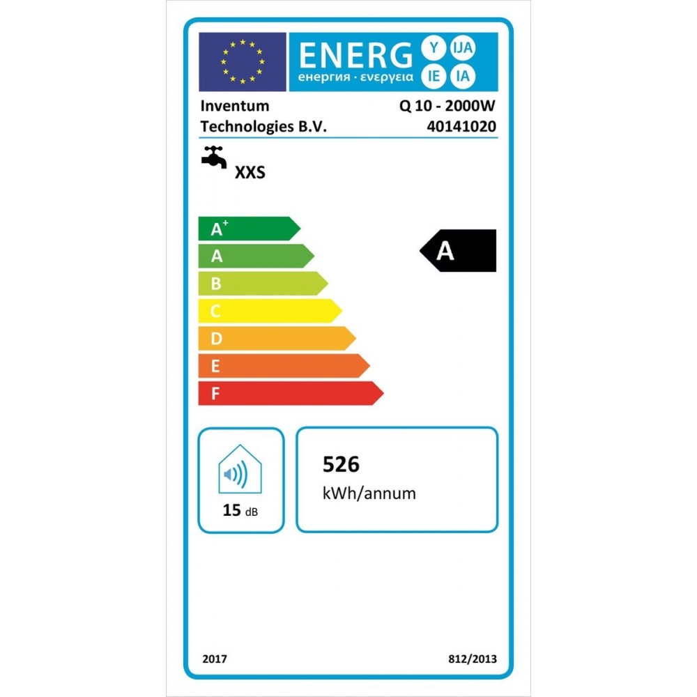 Inventum Q10 Keukenboiler - Close-in - 10 liter - 2000 Watt