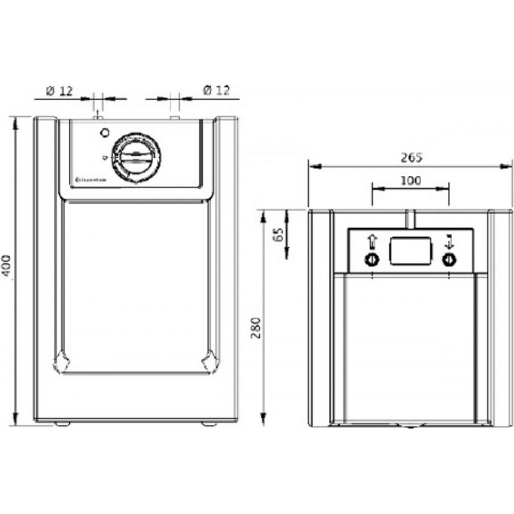 Inventum Q10 Keukenboiler - Close-in - 10 liter - 2000 Watt