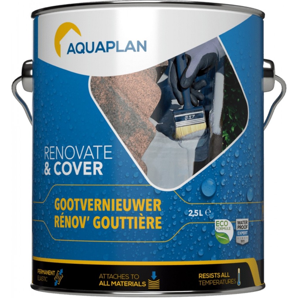 Aquaplan gootvernieuwer - gebruiksklaar - waterdicht - 2,5 liter