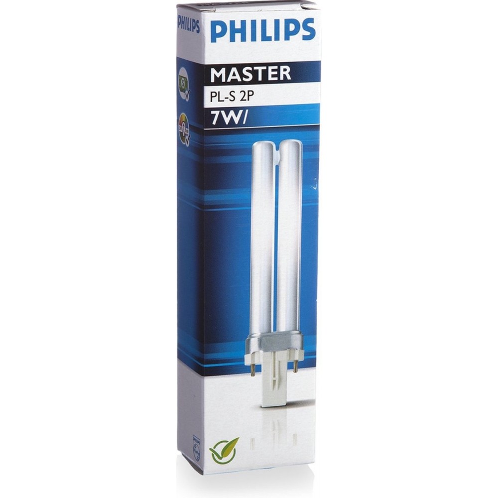 Philips MASTER PL-S 2P 7W 830 G23 - 3000K - 400lm - Warm Wit Licht