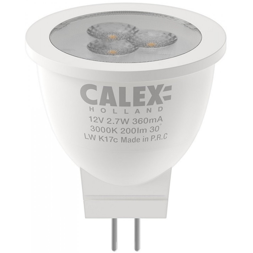 Calex SMD LED MR11 12V 2.7W/830 30º 200lm Niet dimbaar Ø3.5cm