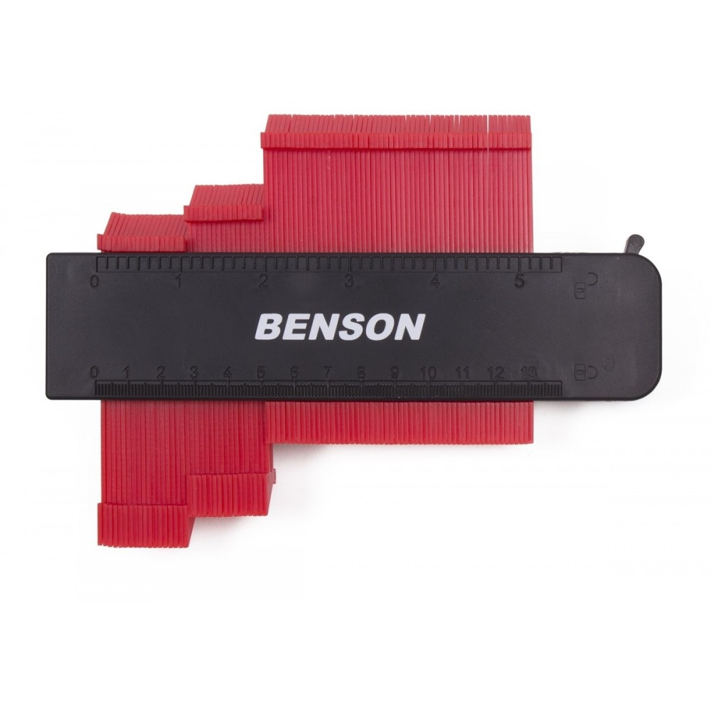 Benson Profielaftaster - Profielmeter - Vergrendelbaar - 125 mm.