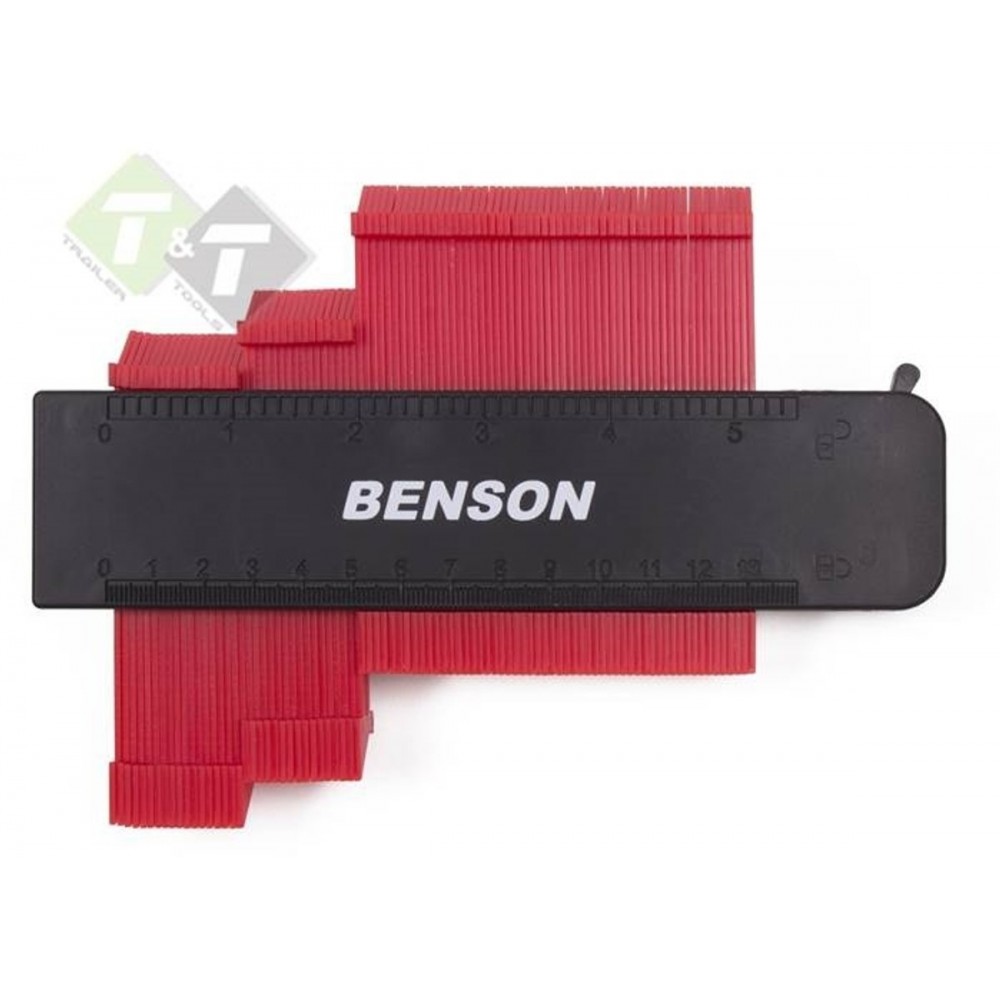 Benson Profielaftaster - Profielmeter - Vergrendelbaar - 125 mm.