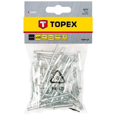 TOPEX Popnagels 4,0x8mm