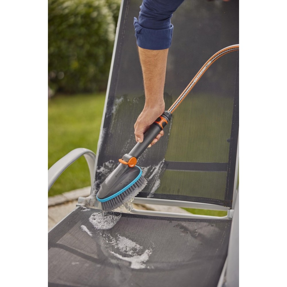 GARDENA Cleansystem handborstel M Soft - met slangaansluiting