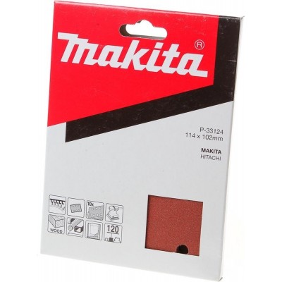 Makita Vlak schuurvel Red - 114 102mm (10st)