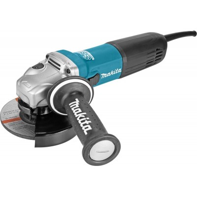 Makita 9565HR haakse slijper 125mm - 1.100 Watt - met anti vibratie handvat en beschermkap afdichting