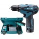 MAKITA DF330DWE Accuboormachine - 10,8V - 1,3 Ah Li-Ion - Incl. 2 Accu's