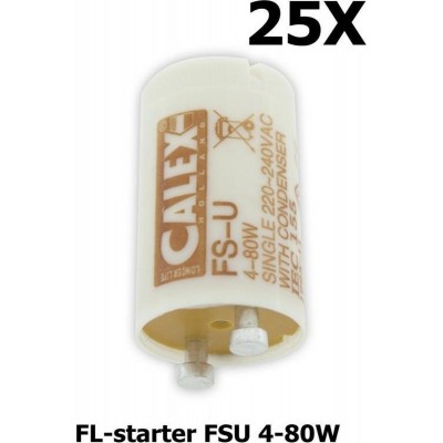 Calex TL-Starter FSU 4-80 Watt 25 stuks