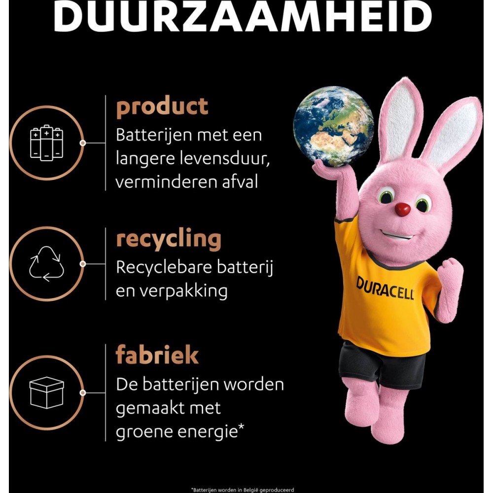 Duracell Optimum Alkaline AAA batterijen 12 stuks