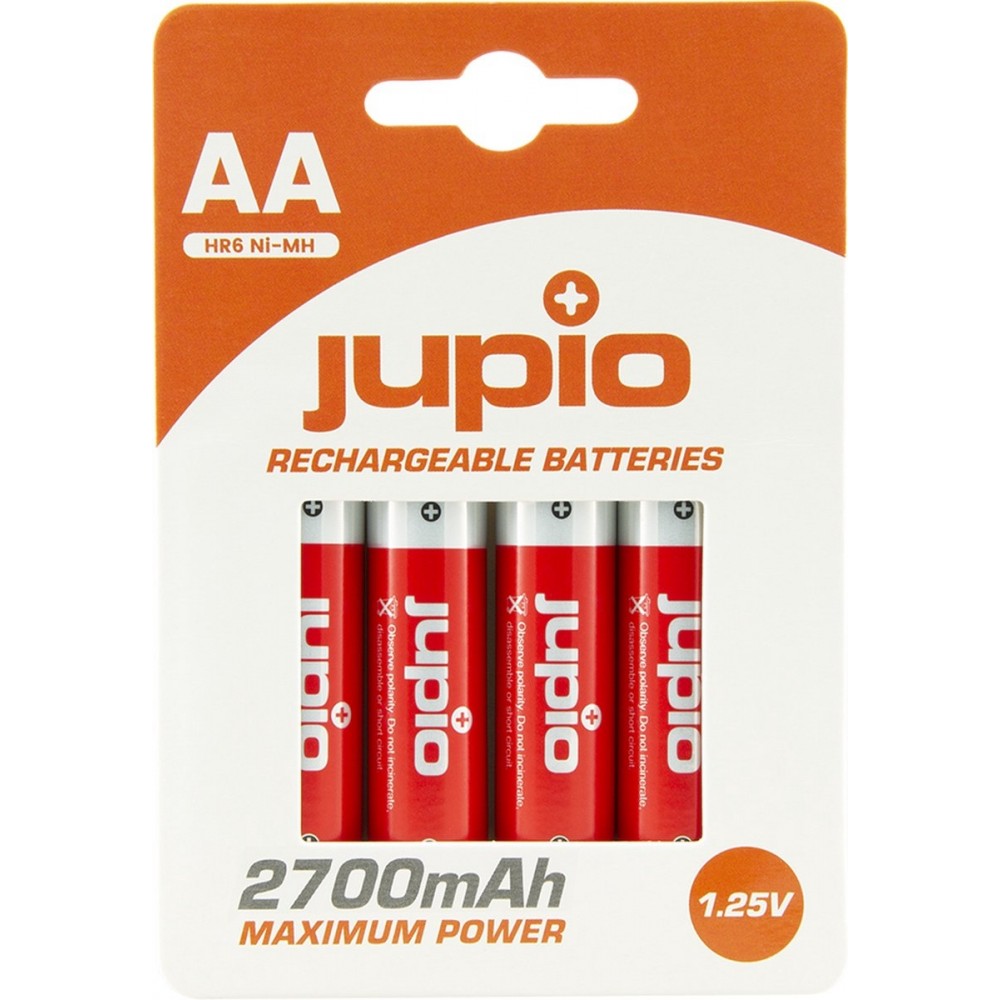 Jupio Batterijen Oplaadbare AA 2700 mAh 4 stuks