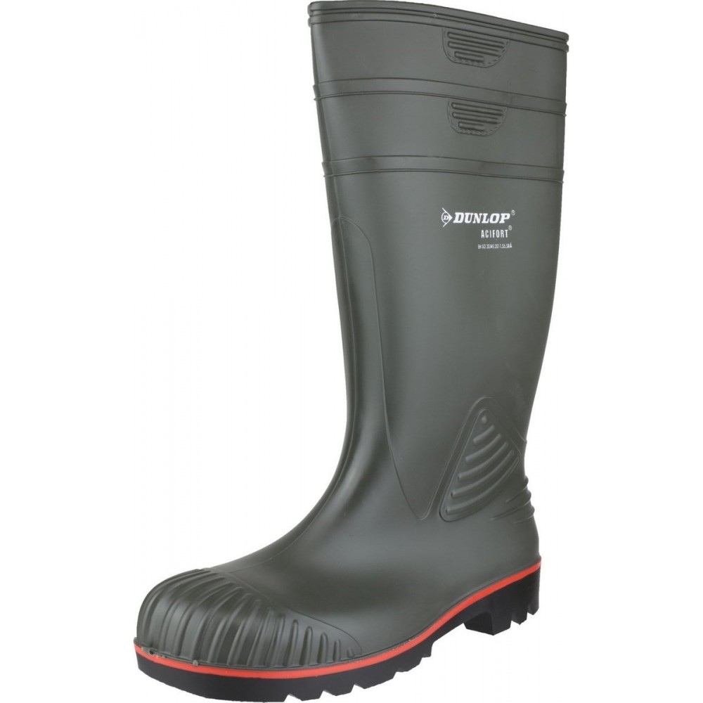 Dunlop Acifort Heavy Duty Full Safety veiligheidslaars S5 - groen - maat 45