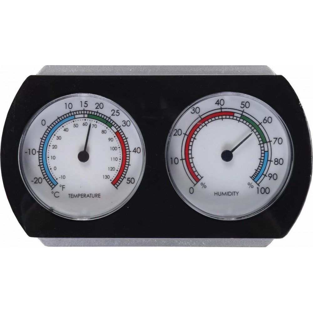 Hendrik Jan - Hygro-thermometer - Vierkant - 10 cm