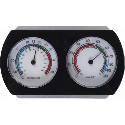 Hendrik Jan - Hygro-thermometer - Vierkant - 10 cm