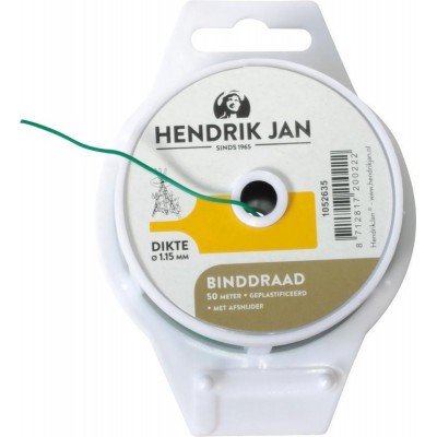 Hendrik Jan - Geplastificeerd draad - Korfje - 50 m - 1,15 mm