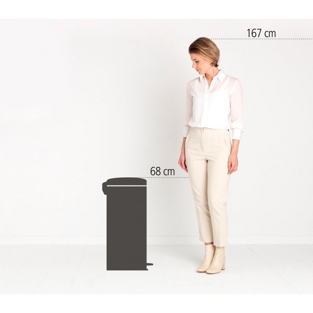 Brabantia NewIcon Prullenbak - 30 liter