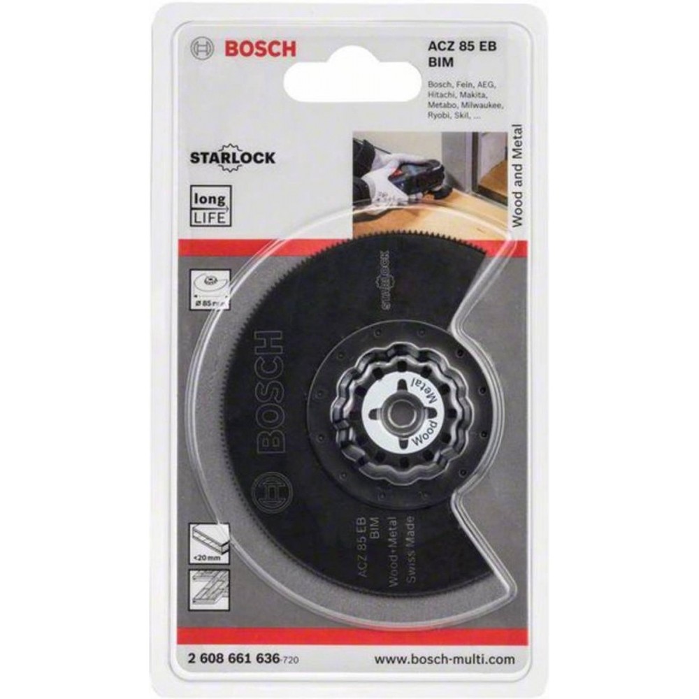 Bosch - BIM segmentzaagblad ACZ 85 EB Wood and Metal 85 mm