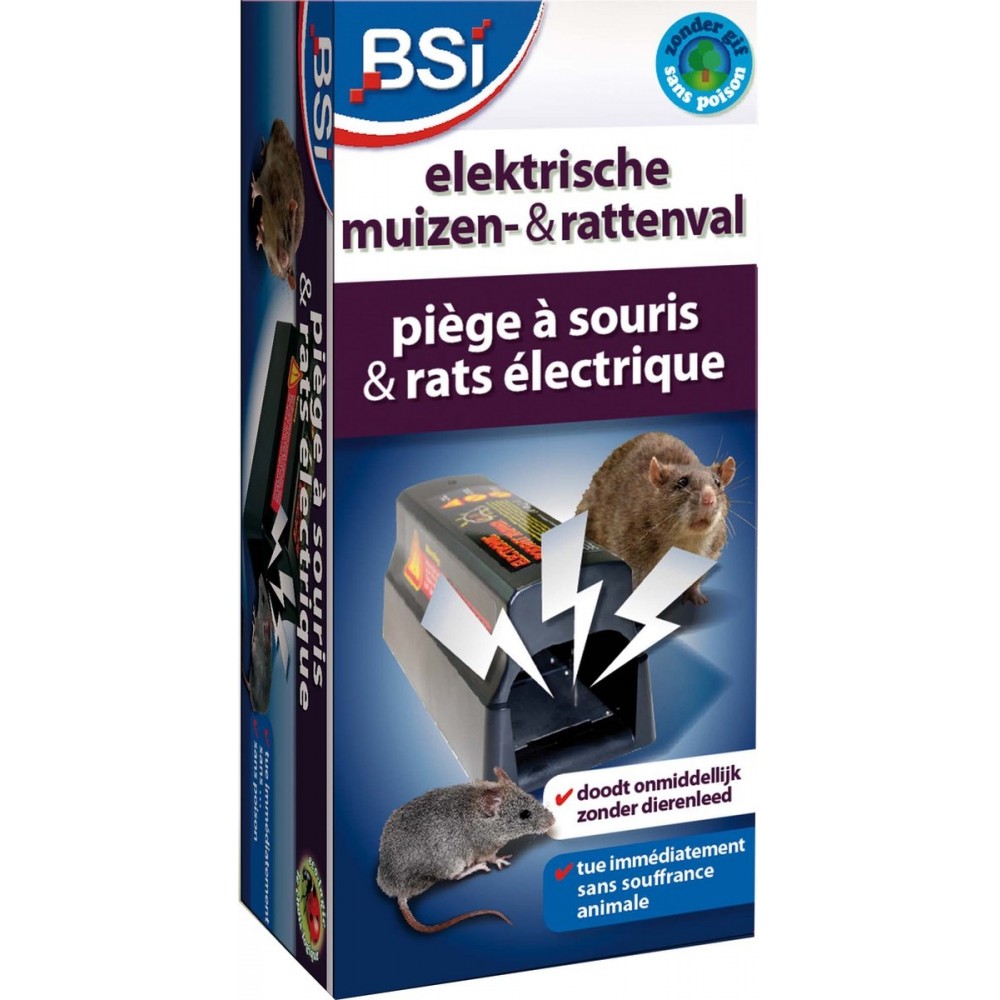 BSI - Elektrische Muizenval - Compact en veilig - Muizenbestrijding