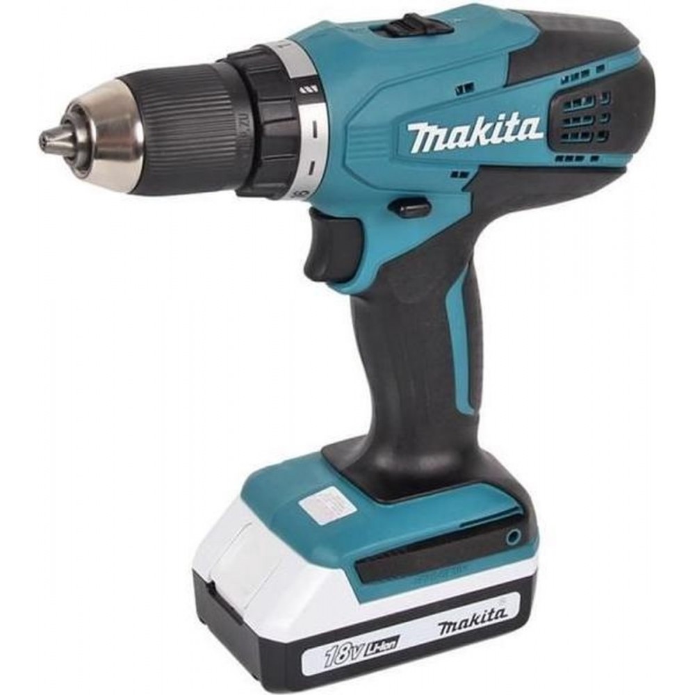 Makita DF457DWE Accuboormachine - 18V Li-ion - incl. 2 accu's - incl. koffer