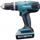 Makita HP457DWE Boor-/schroefmachine - 18V - Inclusief 2 Accu's en Lader