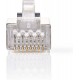 Nedis RJ45-Connector - Male - Stranded STP CAT6 - Recht - Verguld - 10 Stuks - PVC - Transparant - Doos