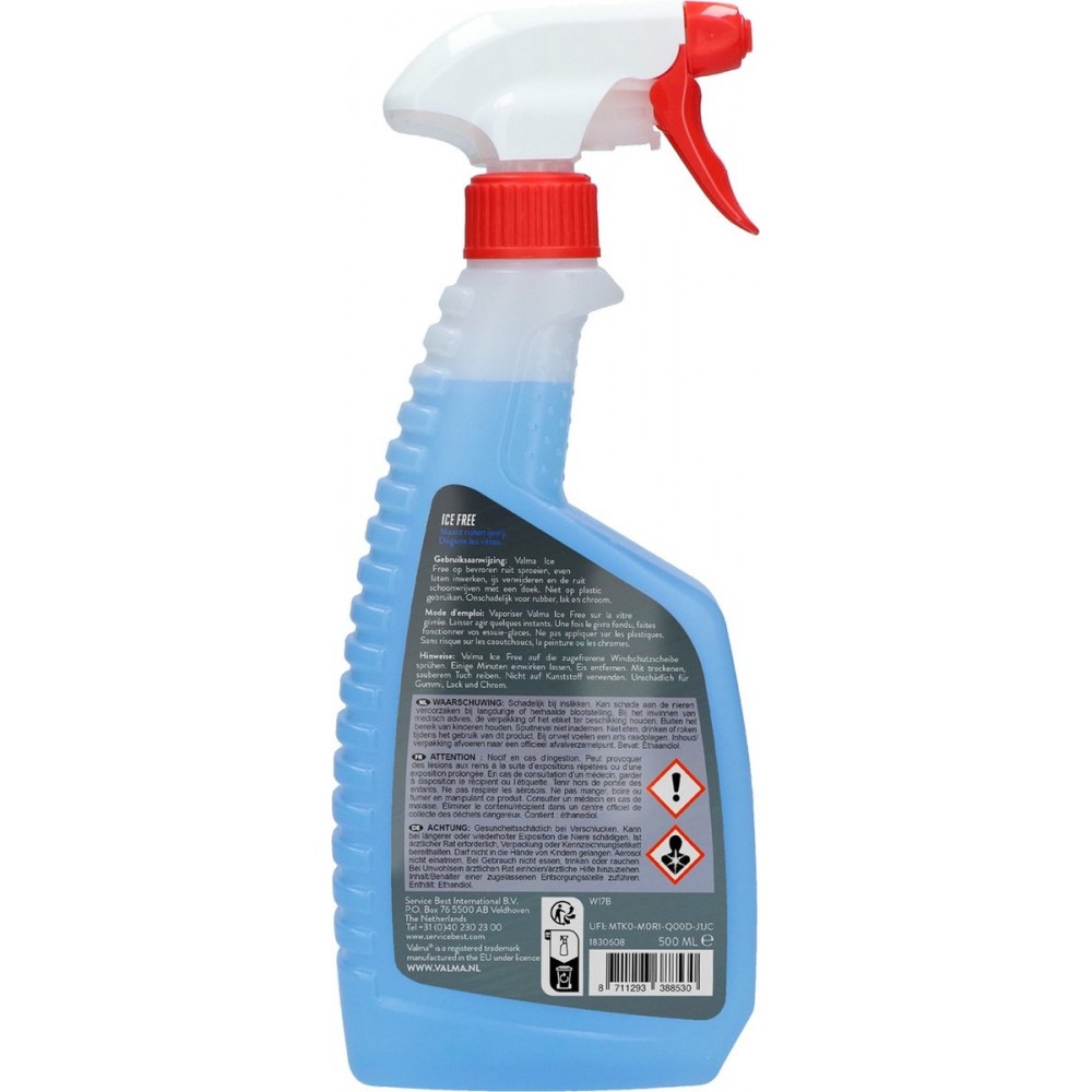 Valma Ruitenontdooier spray - voor auto - 500 ml - antivries sprays - winter/vorst