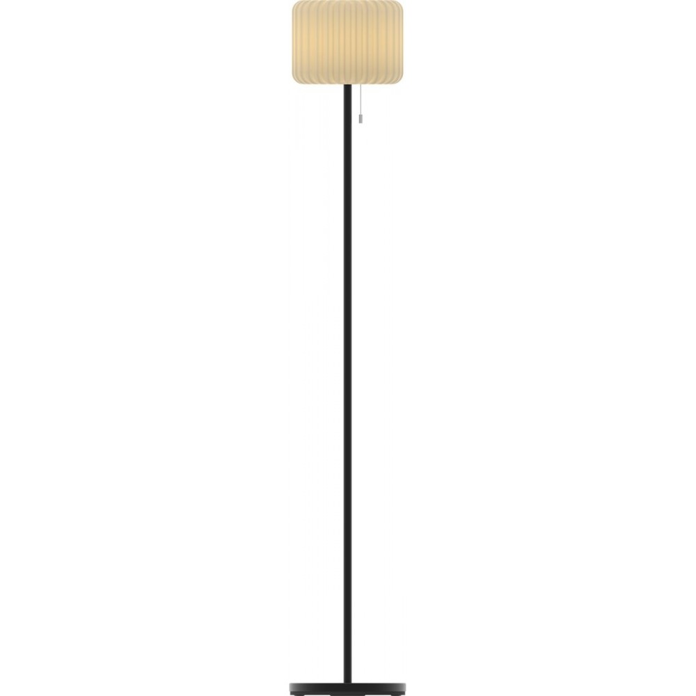 Calex Zonne-energie Vloerlamp Latina - Oplaadbaar - Solar - 150cm - Staande lamp voor Buiten - Draadloos - Dimbaar - Warm Wit Licht & RGB - Waterdicht - Decoratie voor Tuin - Sfeerverlichting - Zwart