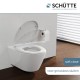 SCHUTTE WC-Bril 82600 WHITE - Duroplast - Soft Close - Afklikbaar - RVS-Scharnieren - Belastbaar tot 250 kg - Gelakt - Wit