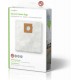 Nedis Stofzuigerzak - 4 Stuks - Synthetisch - Meest verkocht voor: H.E. - Goldstar - LG Sweefty/Dino/TB33 - Wit