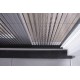 Bruynzeel plissédeur 900 serie wit 96x230-233 cm