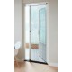 Bruynzeel plissédeur 900 serie wit 96x230-233 cm