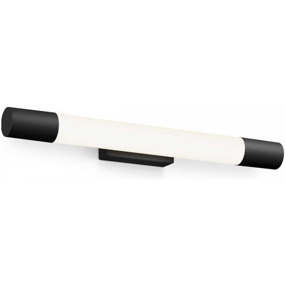 Philips Rover Spiegelverlichting - Spatwaterdicht IP44 - 5W - Warmwit licht - Badkamerlamp - Cilindervormig - Zwart