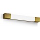 Philips Rover Spiegelverlichting - Spatwaterdicht IP44 - 5W - Warmwit licht - Badkamerlamp - Rechthoekig - Messingkleurig