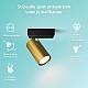 Philips Idris Opbouwspot voor - Badkamerlamp - Warmwit Licht - Plafondspot met - GU10 - Niet Dimbaar