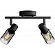 Philips Palms Spot - Plafondspot met twee lichtpunten - Met gerookt glas - Kleine fitting E14