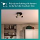 Philips Conduit Spot - Plafondspot met drie lichtpunten - Zwart met goud design - GU10 LED fitting - Ronde basisplaat
