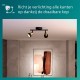 Philips Conduit Spot - Plafondspot met twee lichtpunten - Zwart met goud design - GU10 LED fitting
