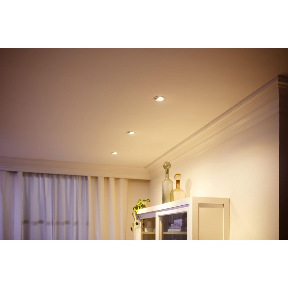 Philips Impala inbouwspot - 3-lichts - wit - rond