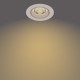 Philips Impala inbouwspot - 3-lichts - wit - rond