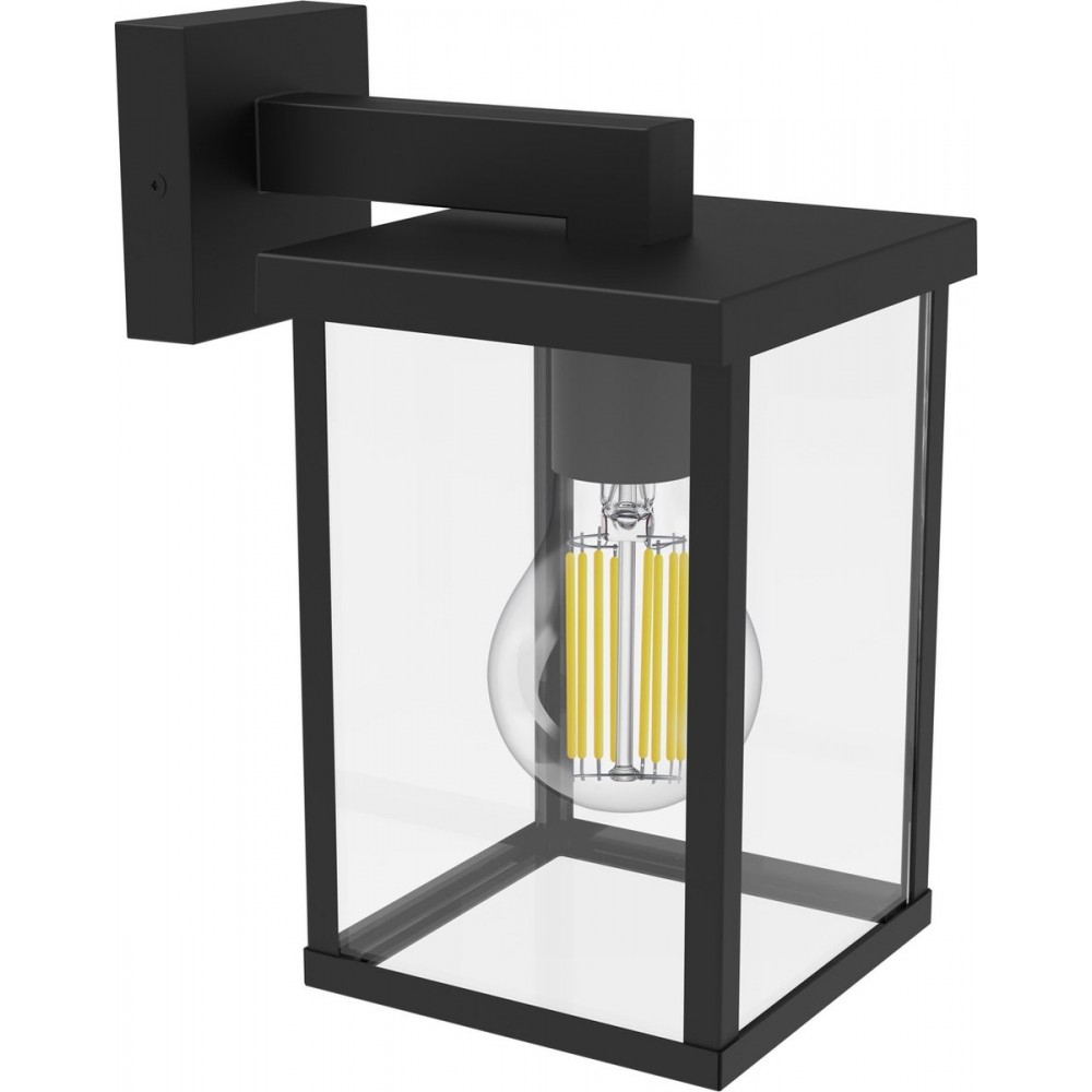 Philips Bellini wandlamp vierkant - zwart - E27