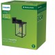 Philips Bellini wandlamp vierkant - zwart - E27