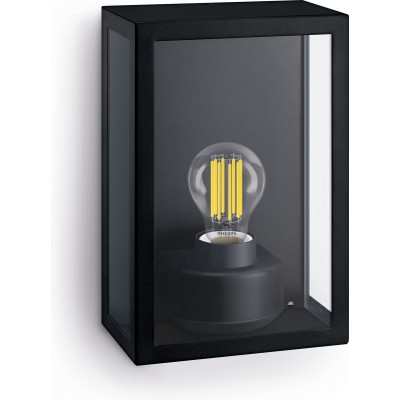 Philips Alzor wandlamp - zwart - E27